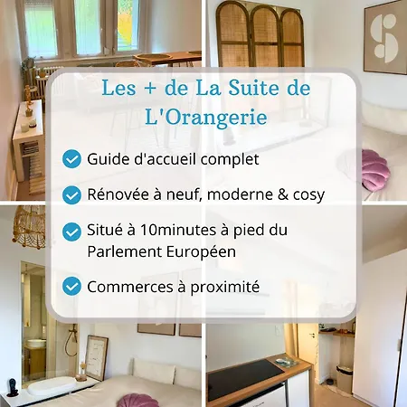 La De L'orangerie - Cosy - Centre - Commerces A Proximite * Strasbourg